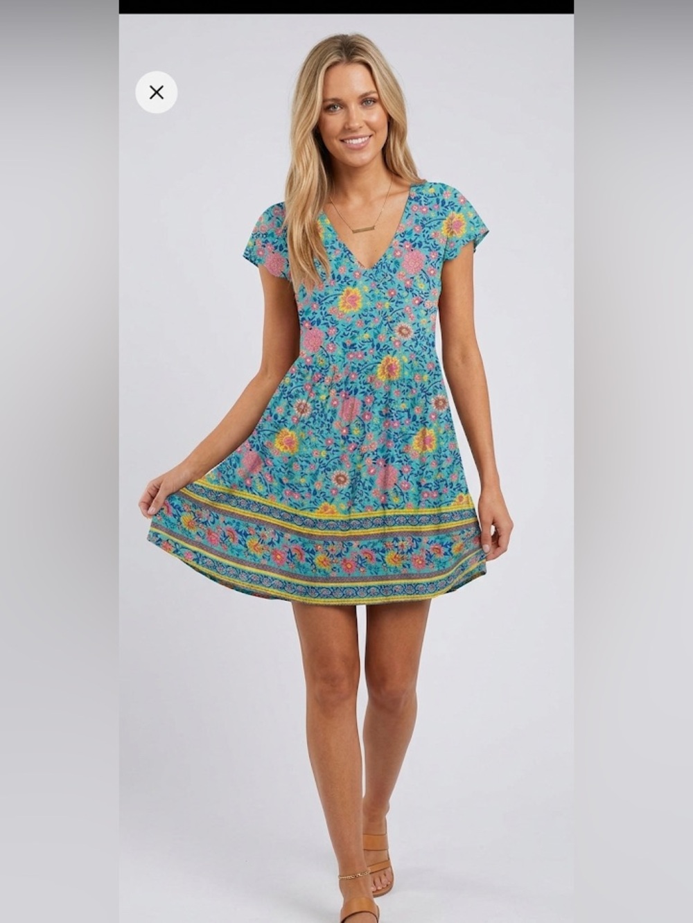 Kurundo Floral Sundress